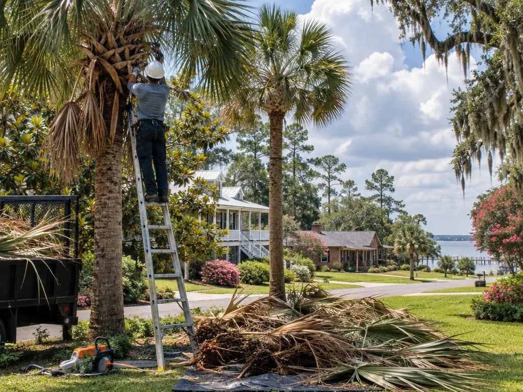 Palm Tree Trimming in Mobile, AL